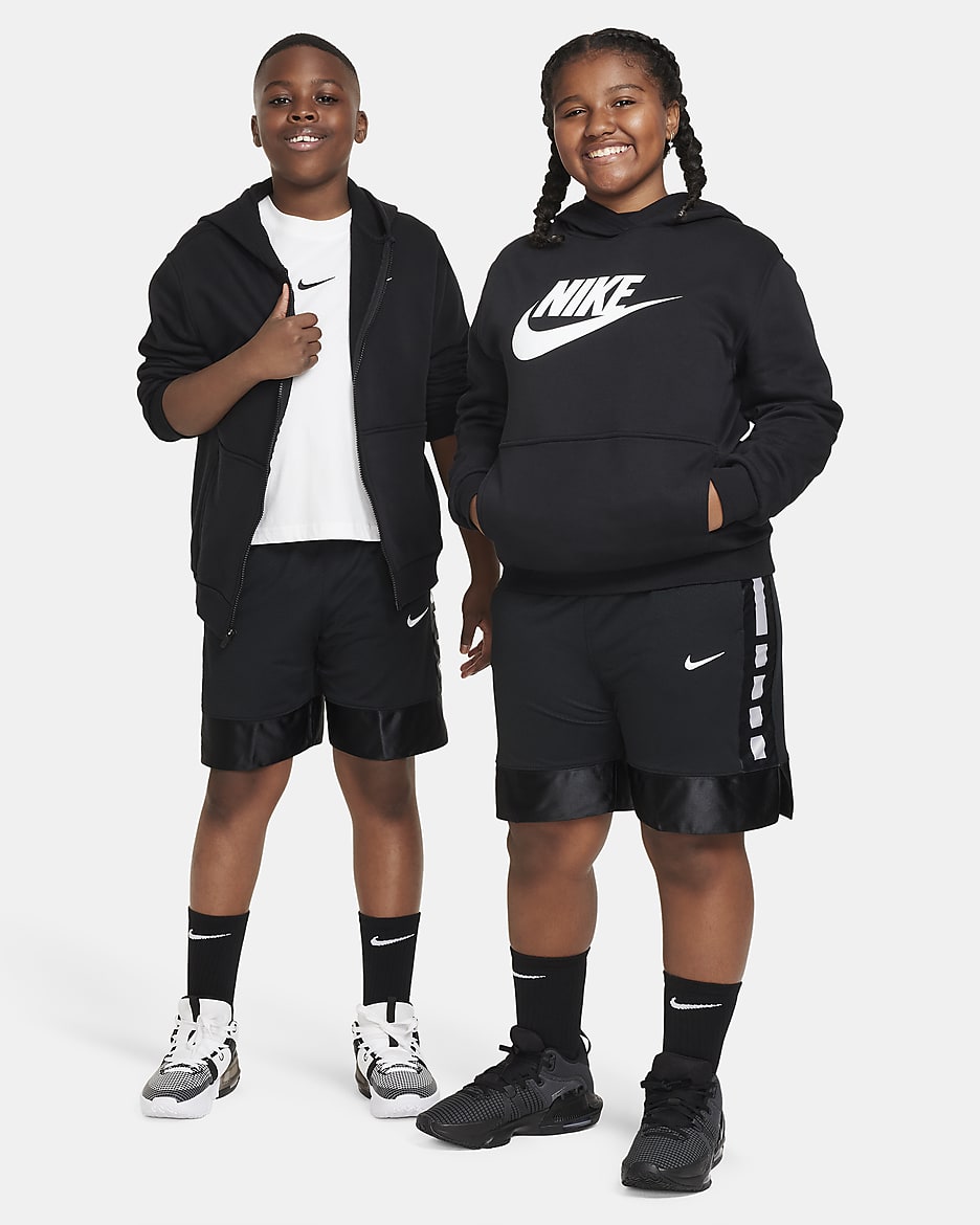 Nike Dri FIT Elite 23 Big Kids Boys Basketball Shorts Extended Size